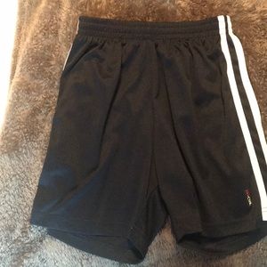 Black sport shorts